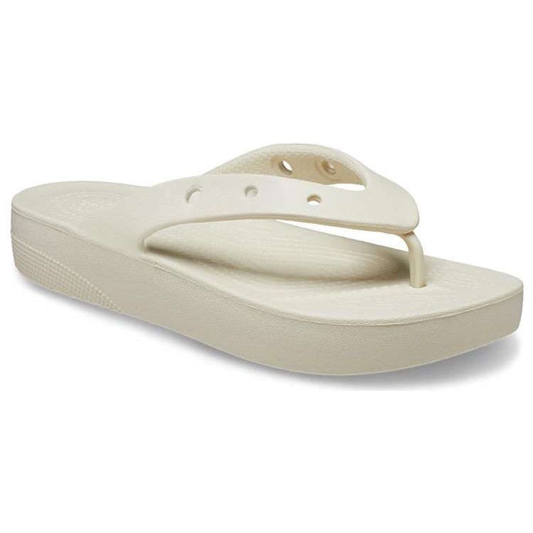 Crocs Classic Cloud EVA Flip Flops Women Footwear Bone-White 207714-2Y2