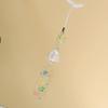 Fashion Butterfly Mobile Phone Charm Fashion Accessory Wind Chime Keyring Bag Pendant Keychain for Phones and Backpacks