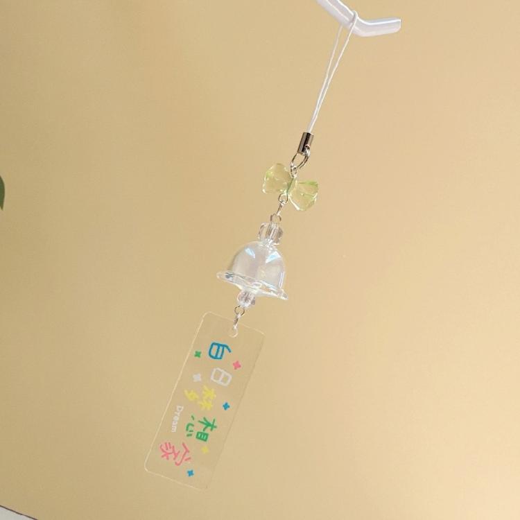 Fashion Butterfly Mobile Phone Charm Fashion Accessory Wind Chime Keyring Bag Pendant Keychain for Phones and Backpacks