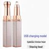 Electric Lipstick Shaver & Precision Eyebrow Trimmer - Women's Multifunctional Grooming Tool