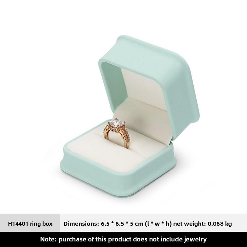 

Luxury Exquisite PU Leather Proposal Ring Box, Wedding Diamond Ring & Jewelry Gift Storage Box .
