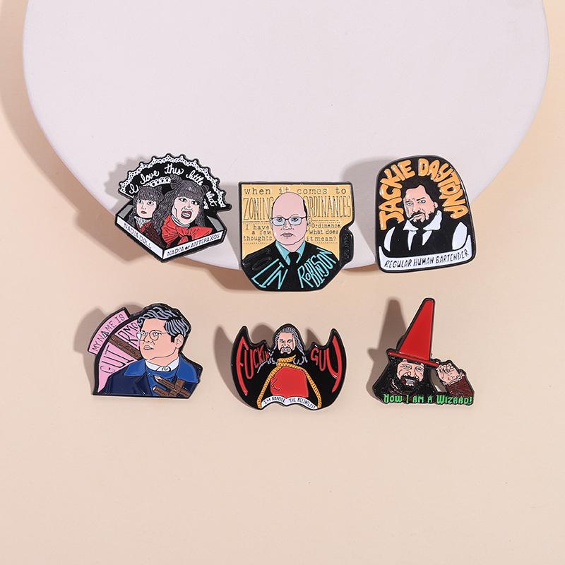 Anime Cartoon Characters Enamel Pin Comic Manga Girl Horror Movie Vampire Brooches Lapel Backpack Badge Jewelry Gift For Friends