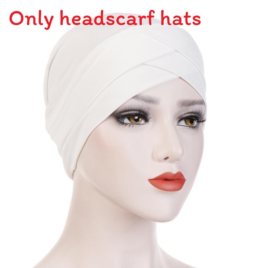 Knitted Turban Cap With Cross Front Style For Women Summer Winter Fashion