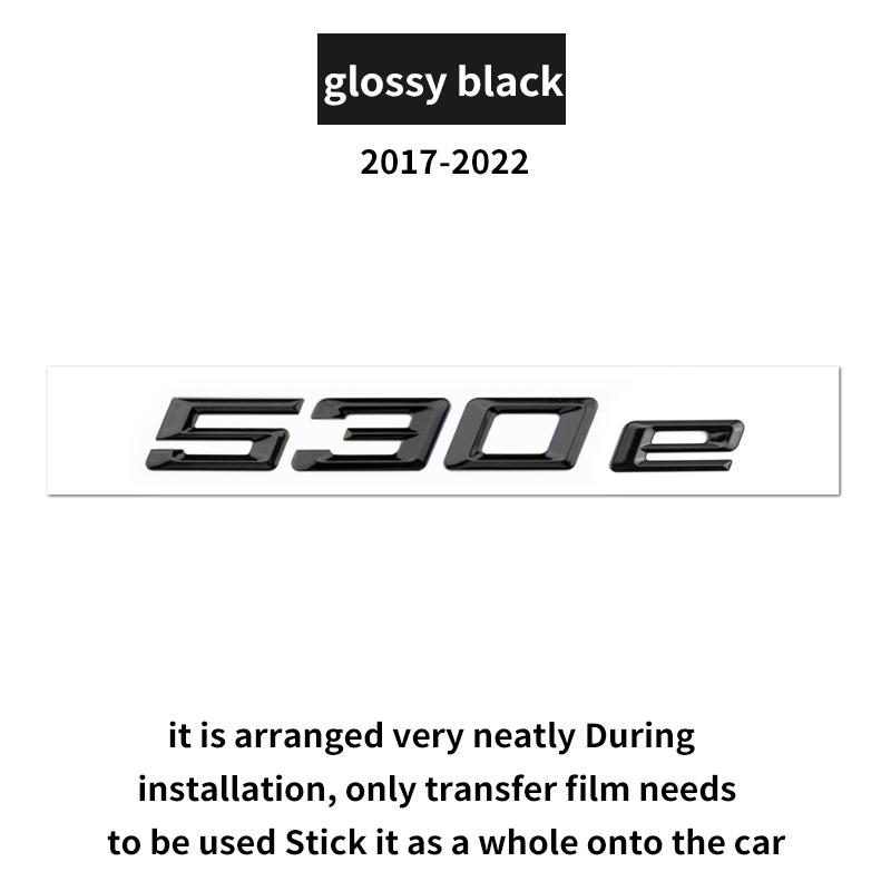 Suitable for BMW 5 Series G60 G30 F10 F11 520d 525i G61 530d 530e 540i 528 535i GT F07 rear emblem car logo numerical letters