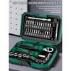 40-In-1 Screwdriver Wrench Kit Sleeve Set Ratchet Screwdriver Wrench Kit Diy Household Repair Tool Magnetic Screw Driver Bit Set