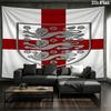 Englische Nationalmannschaft Wandteppich Ästhetisches Wandbehang Gedruckter Stoffdecke Dekorative Wandteppiche für Schlafzimmer Wohnzimmer Heimdekoration
