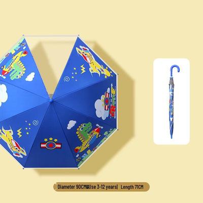 Nanjiao Cartoon Kids' Manual Long Handle Umbrella with Skylight