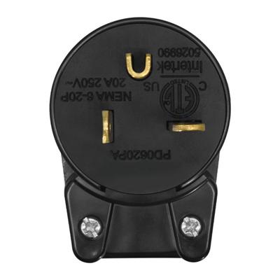 Industrial NEMA 6 20P 30Amp Power Plug Corrosion Resistant PD103050PA PA66 Construction for Harsh Environment