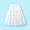 Girl's Summer Ruffle Trim A-line Skirt