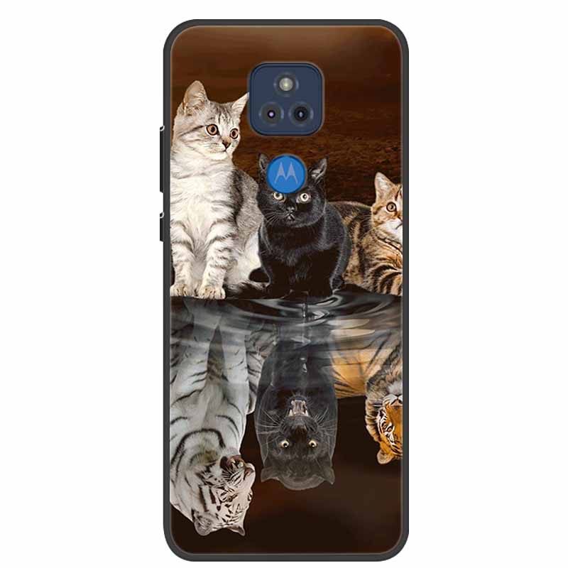For Moto E7 Plus Case Bumper Silicone TPU Soft Phone Cover For Motorola Moto E7 Plus Case Cartoon Funda E 7 Plus E7Plus Coque
