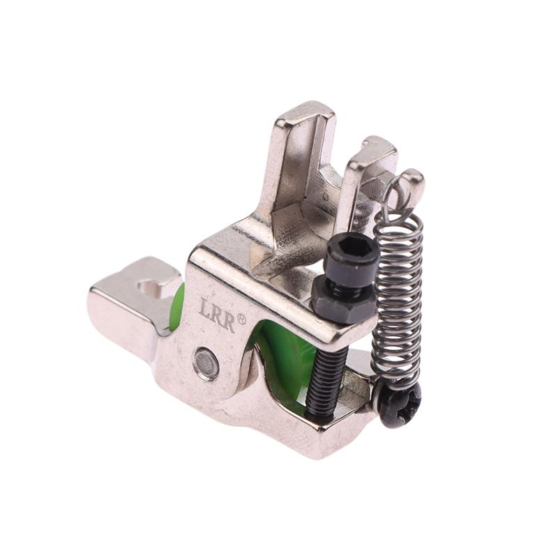 1ks ocelová válečková přítlačná patka pro neviditelný zip S518L/T168 s válečkovou patkou pro průmyslový šicí stroj s vázaným stehem