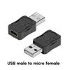 USB Male Female To Micro Mini USB Male Adapter Connector Micro USB Charger Adapter for Samsung Xiaomi Redmi Huawei Converter