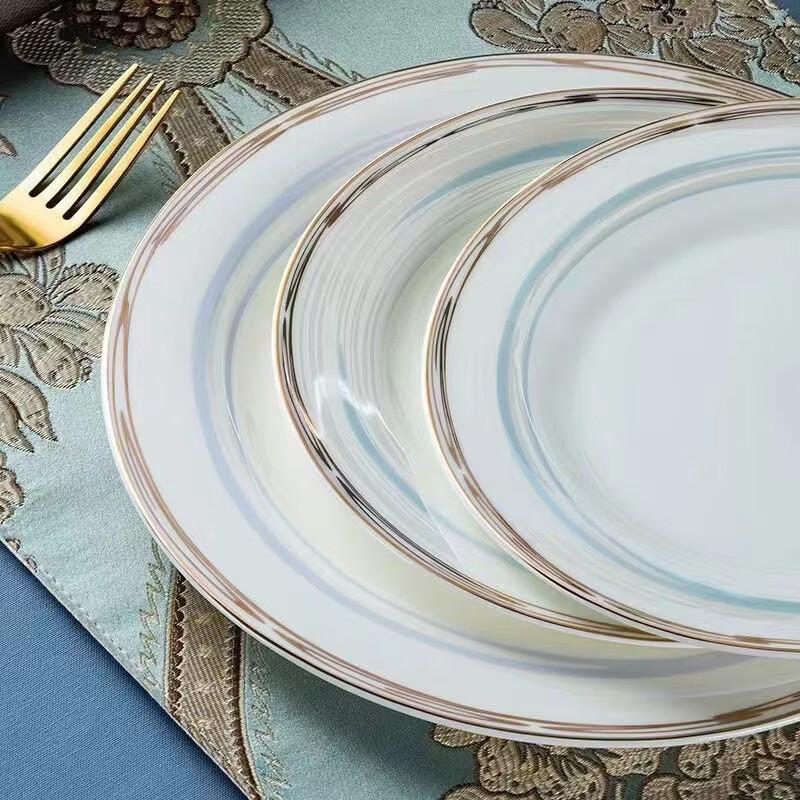 Chuyi Qi Jingdezhen Piaoyi Luxury Bone China Dinnerware Set