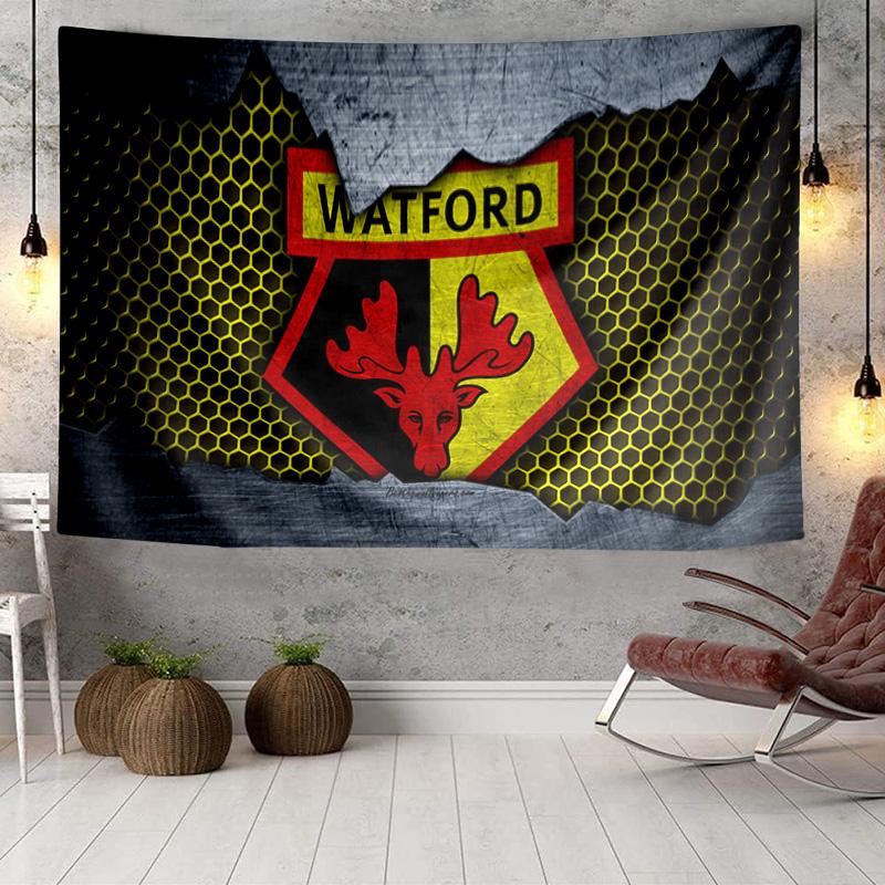 Watford Crest Design Tapestry, Unique Design Tapestry, Wall Decor for Bedroom,Livingroom, Playroom,Heartwarming Fan Holiday Gifts
