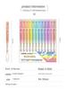 Jin Wannian 12-Color Erasable Double-Ended Fluorescent & Highlighting Pens Set