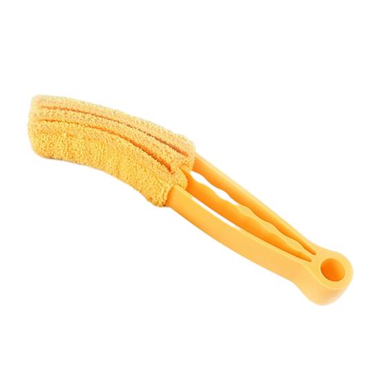 Dual-Head Car Vent Cleaning Brush with Soft Bristles Dashboard Interior Detailing Tool for Dust Removal Reusable Essential Auto Accessory