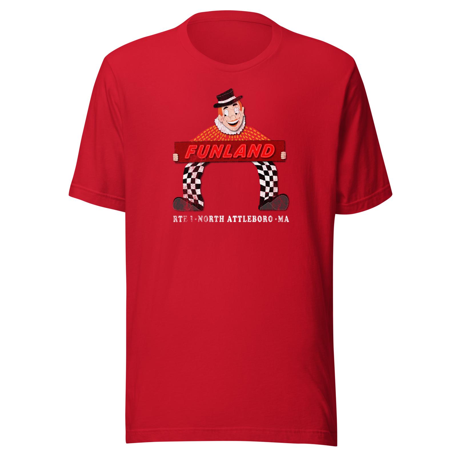 Funland T Shirt - North Attleboro, MA | Jolly Cholly Retro Amusement Park Tee M