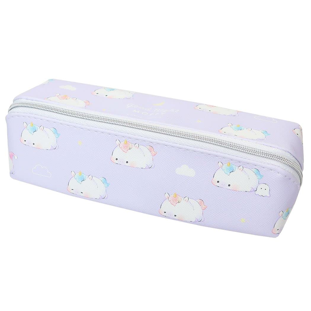 

Kamio Japan Sleeping Mofy Pen [Pen Pouch] Turn-Open Case/Unicorn фиолетовый