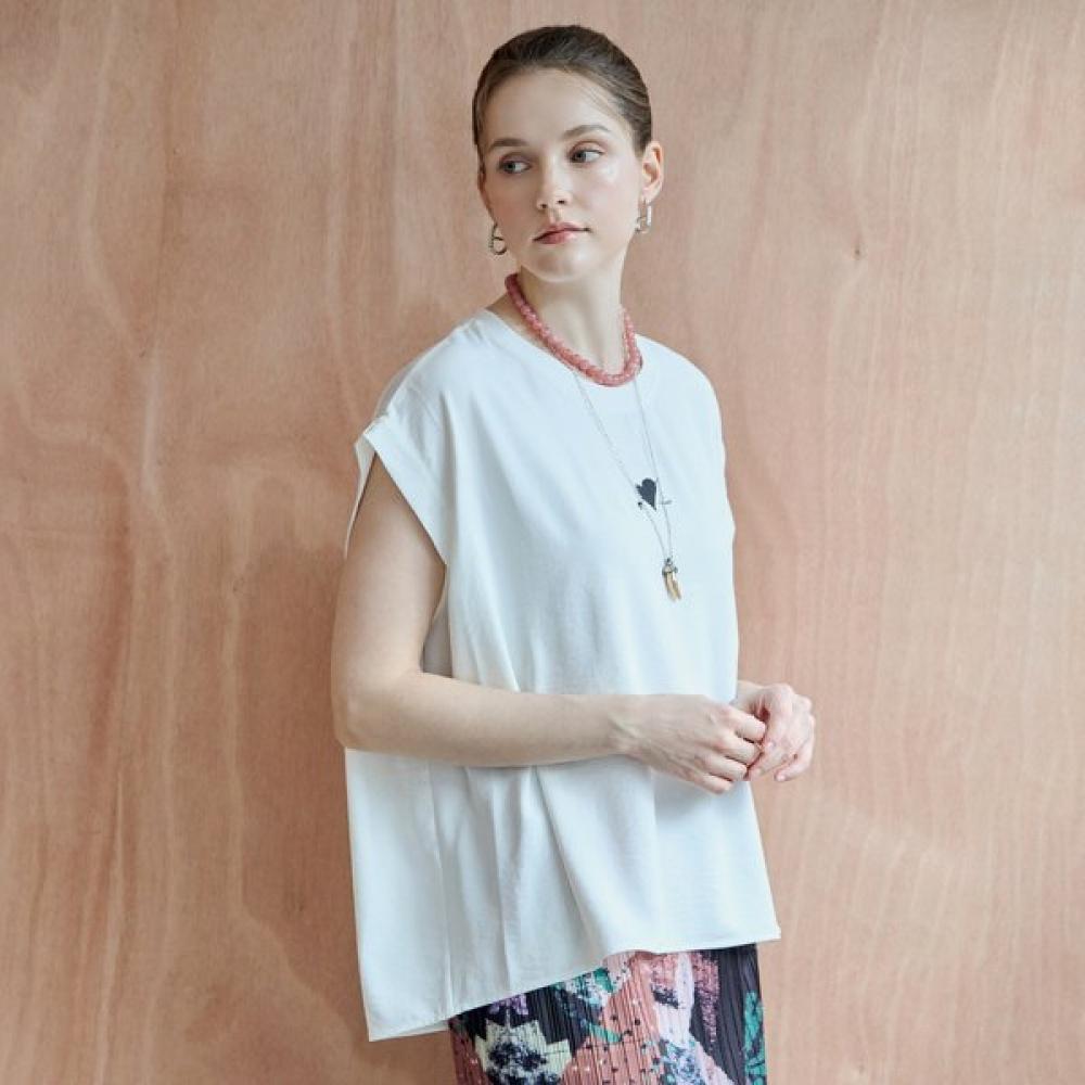 Maxza Mini HearT PrinT Loose FiT Cap Sleeve T shirT Zf08qb028na