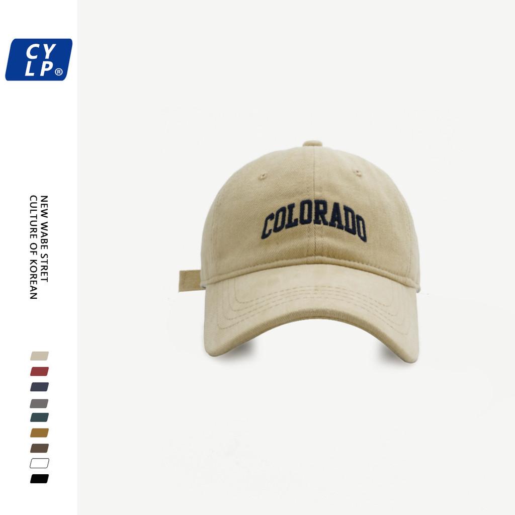 

Вышитая уличная регулируемая бейсболка в стиле, идеально подходящая для осени, зимы и Yellow Colorado,Adjustable