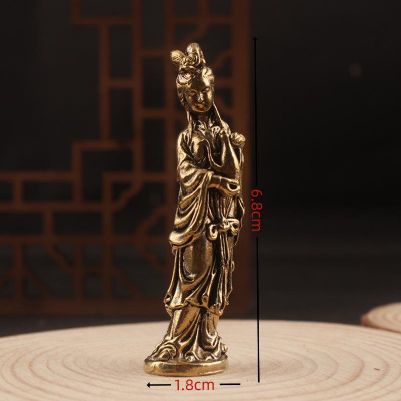Brass Craft Home Desktop Office Ornaments Four Talented Women Models Copperware Wholesale