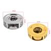 Circular Tea Teapot Warmer Stainless Steel Hollow Design Coffee Pots Stand for Household