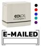 Printtoo E-Mailed Self Inking Rubber Stamp Pre-Inked Office Stamp- Home Office Business Stationery, 47 x 20 mm