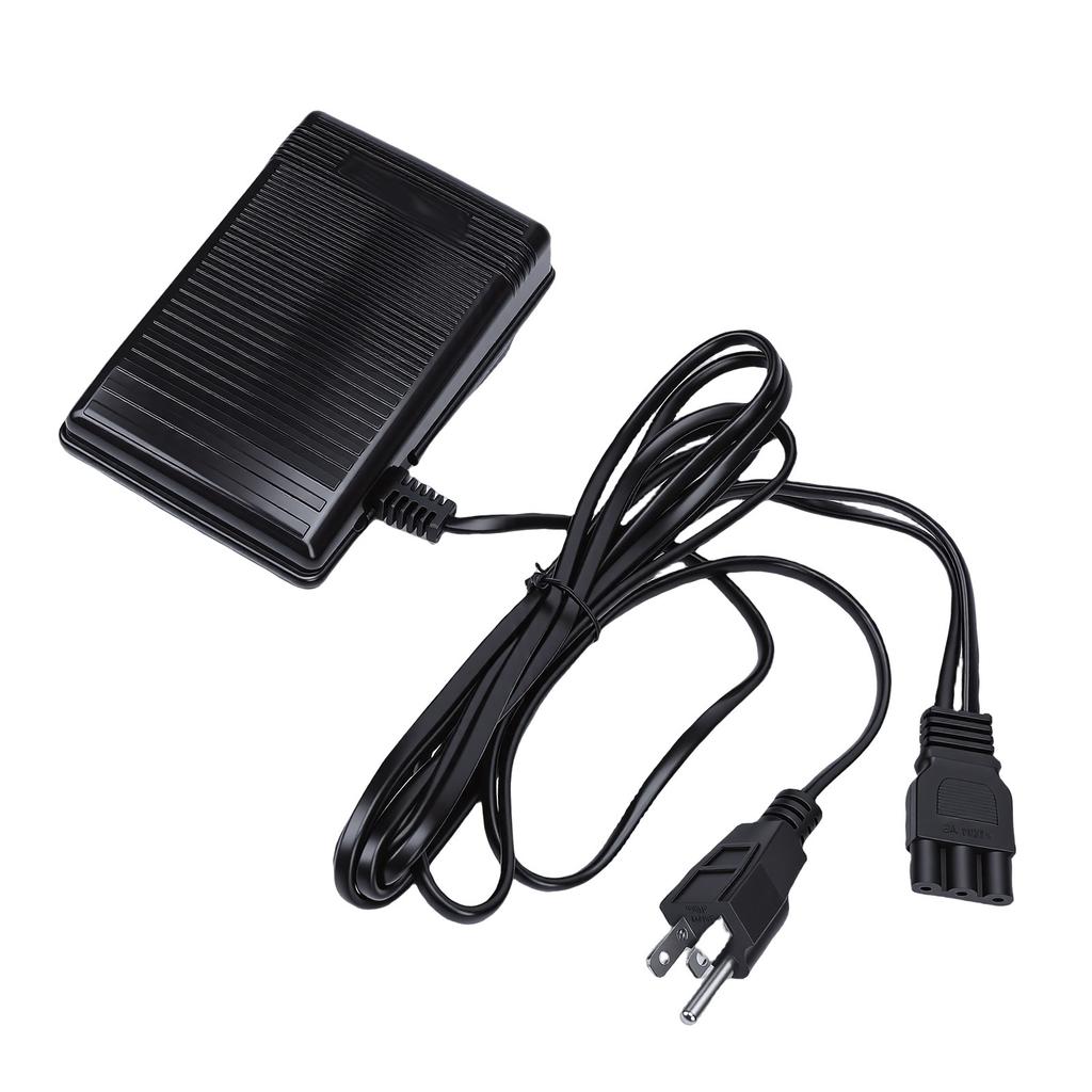 Sewing Machine Foot Pedal Controller Multi Function Foot Control with 3 Prong Power Cord Universal Replacement