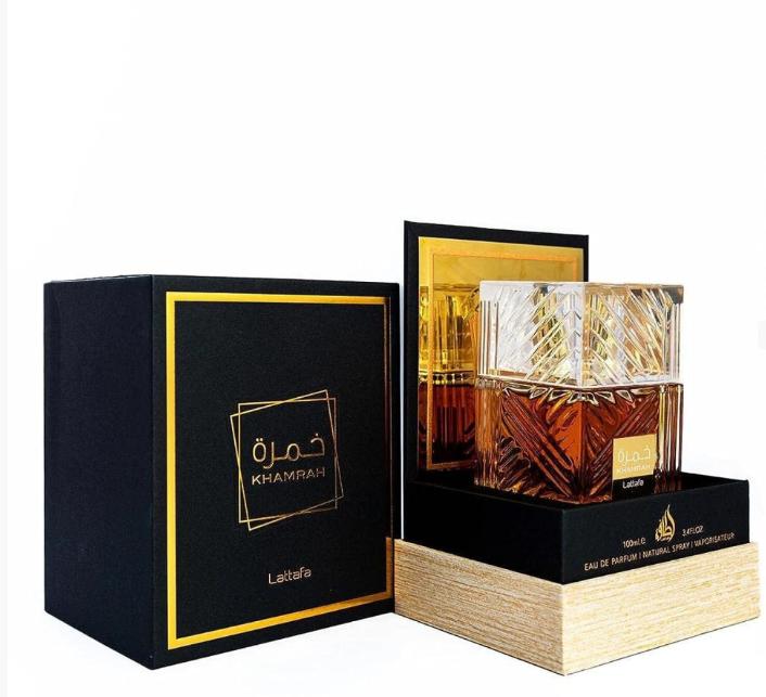 Khamrah EDP - Eau De Parfum Unisex 100ml3.4 oz Vaniglia Dolce Caldo Speziato Legnoso di Lattafa Perfumes