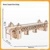 Wuhan Yangtze Bridge DIY Wooden 3D Puzzle Model