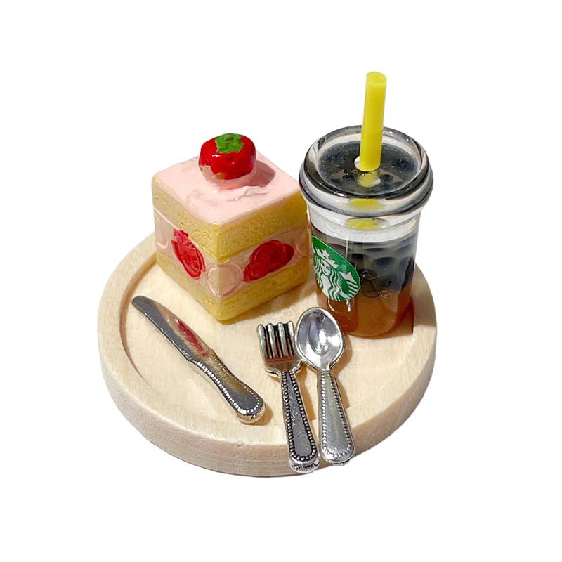 Mini Dollhouse Decoration Cake Model Set Of Mobile Phone Case Material Diy Accessories