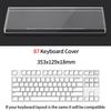 Acrylic Keyboard Clear Protector Case Mechanical Keyboard Dust Cover For 60/61/64 96 98104/108 Key Mouse Cover Keyboard Cover