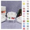 Soft 1:6/1:12 Dollhouse Furniture Pretend Play Simulation Plaid Pillow  Kids/Children/Toddler