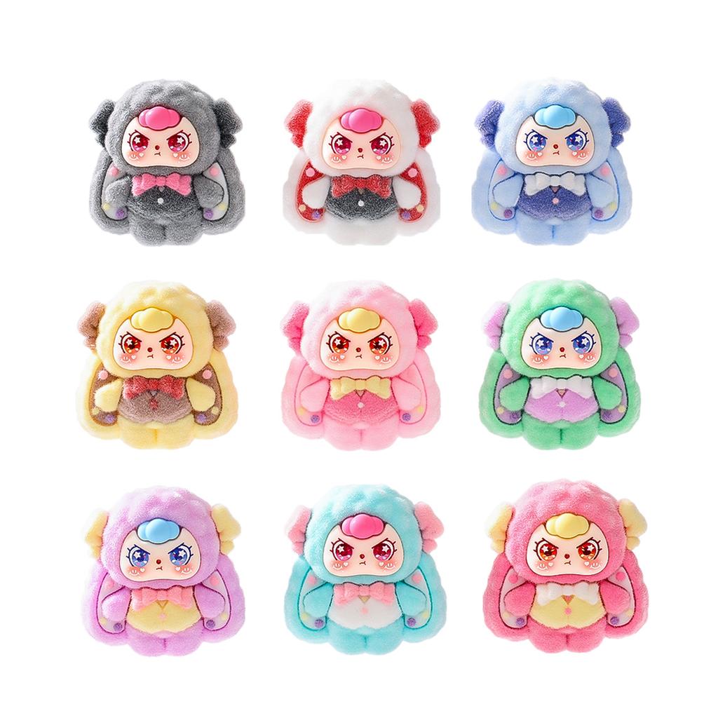 9pcs/Set Mini Baby Three Figure Toy Rabbit Figurine Desktop Decoration Model Ornaments Toys Boys Girls Christmas Gifts