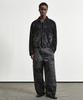LMOOD Dipin Garment Washed Cargo Pants Charcoal Grey