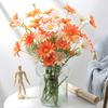 Flowers Chrysanthemum Bouquet 2 or 21 Inch 5 Stems Realistic Silk Plastic Simulation Design UV