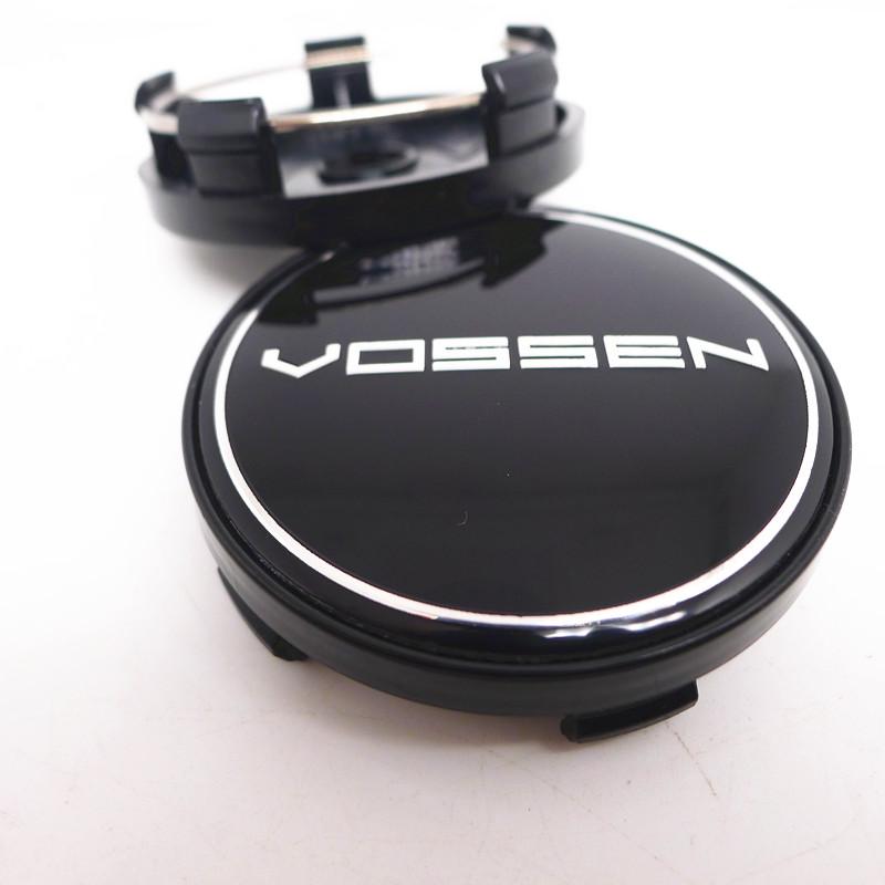 4 pezzi 60mm Coprimozzo Centrale Ruota Vossen Cerchi Auto Copertura Antipolvere Coprimozzi 56mm Emblema Accessori Styling Auto