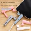 Universal Data Cable Protective Sleeve Silicone Anti-Break Charging Cable Protective Case With Dustproof Cover Cable Protector