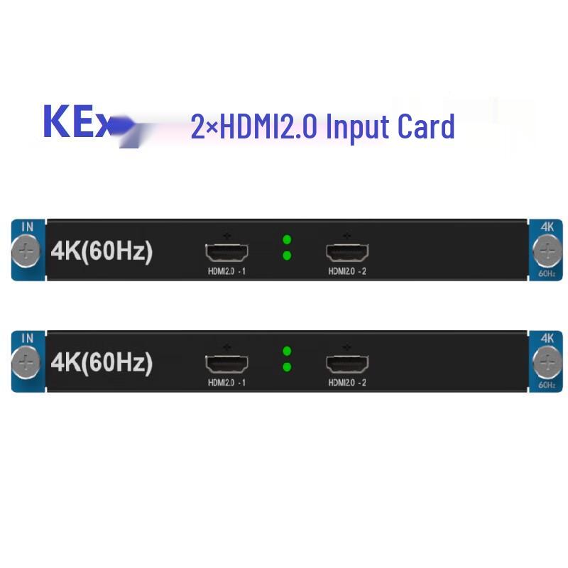 

Kaisida KEx_2×HDMI2.0 Splicer Input Card (CN version)