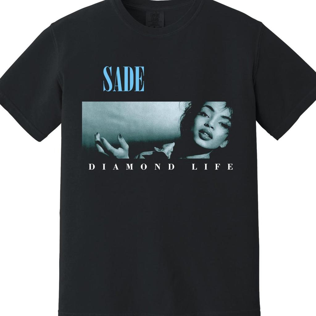 Sade Diamond Life Heavyweight T-Shirt - Smooth Operator - No Ordinary Love - Love Deluxe - Sweetest taboo - Adu