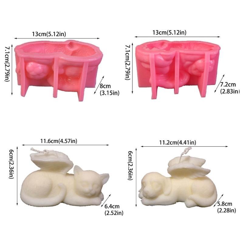 Dog Molds Shaped Resin Molds for Making Soap Room Decorations Cake Top Fondant Decorations