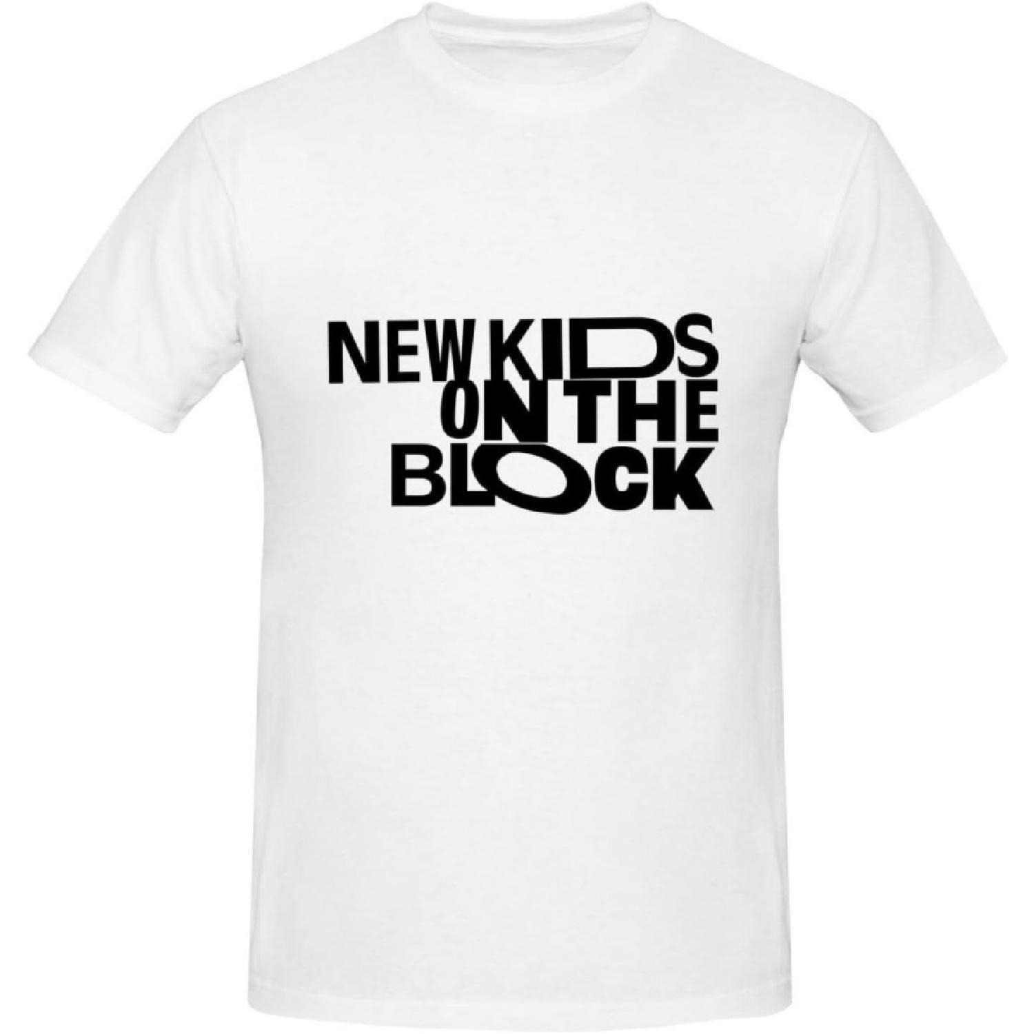 

New Kids Music On The Block Men s T-Shirt Basic Short Sleeve Tee Classic Youth Memory Casual Top(6) XXXXXL білий