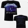 Metallica and Justice for All T-shirt Heavy Metal T-shirt Adult Men's Black New Band Singer T-shirt