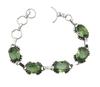 Peridot Gemstone Silver Plated Handmade Bracelet Jewelry BR 85