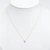 ete [Excellent Condition] Lettered K18YG 0.05 Diamond R Necklace Yellow GoldUsed