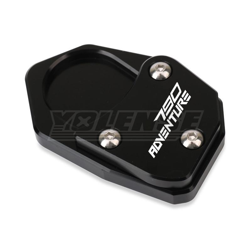 Motorcycle Kickstand Foot Side Stand Extension Pad Support Plate Enlarge Stand For 790 890 Adventure 790 ADV 890 ADV 2024-2025