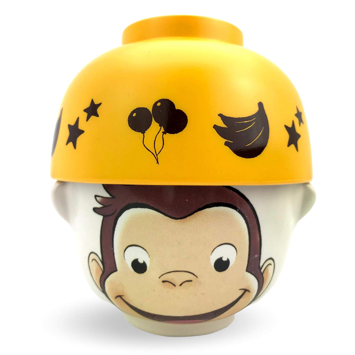 

Набор суповой миски и миски для риса Sun Art Curious George, Сделано в Японии, Мини, SAN3340,