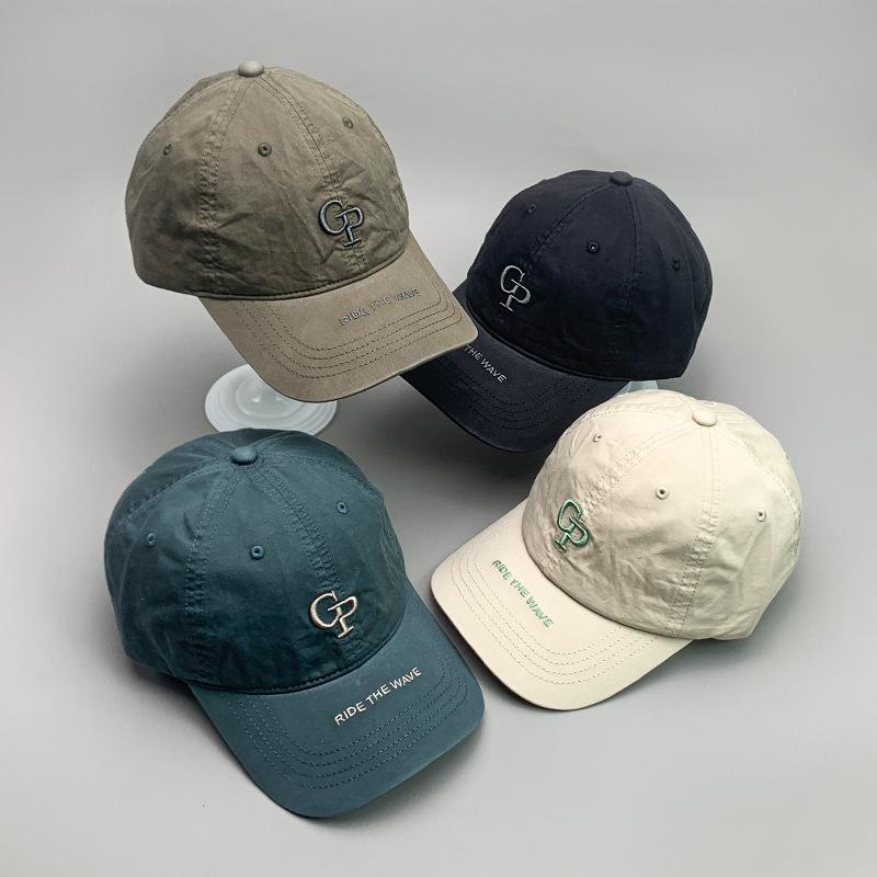 Casual Letter Fashion Men'S And Women'S Baseball Caps Cotton Versatile Kpop Hip Hop Sports Breathable Sun Hat