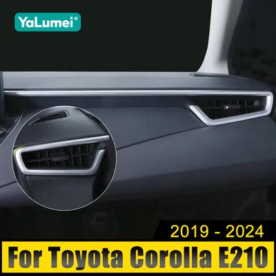 For Toyota Corolla E210 2019 2020 2021 2022 2023 2024 Hybrid ABS Car Dashboard Central Control Trim Strip Sticker Case Cover