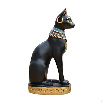 Soška kočky Bastet Starověká ozdoba Pryskyřičná stolní dekorace Figurka Socha pro skříňku